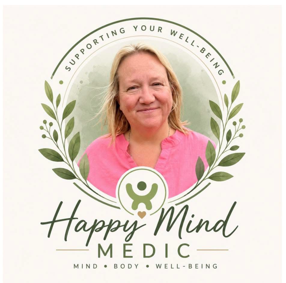 The full Happy Mind Medic logo